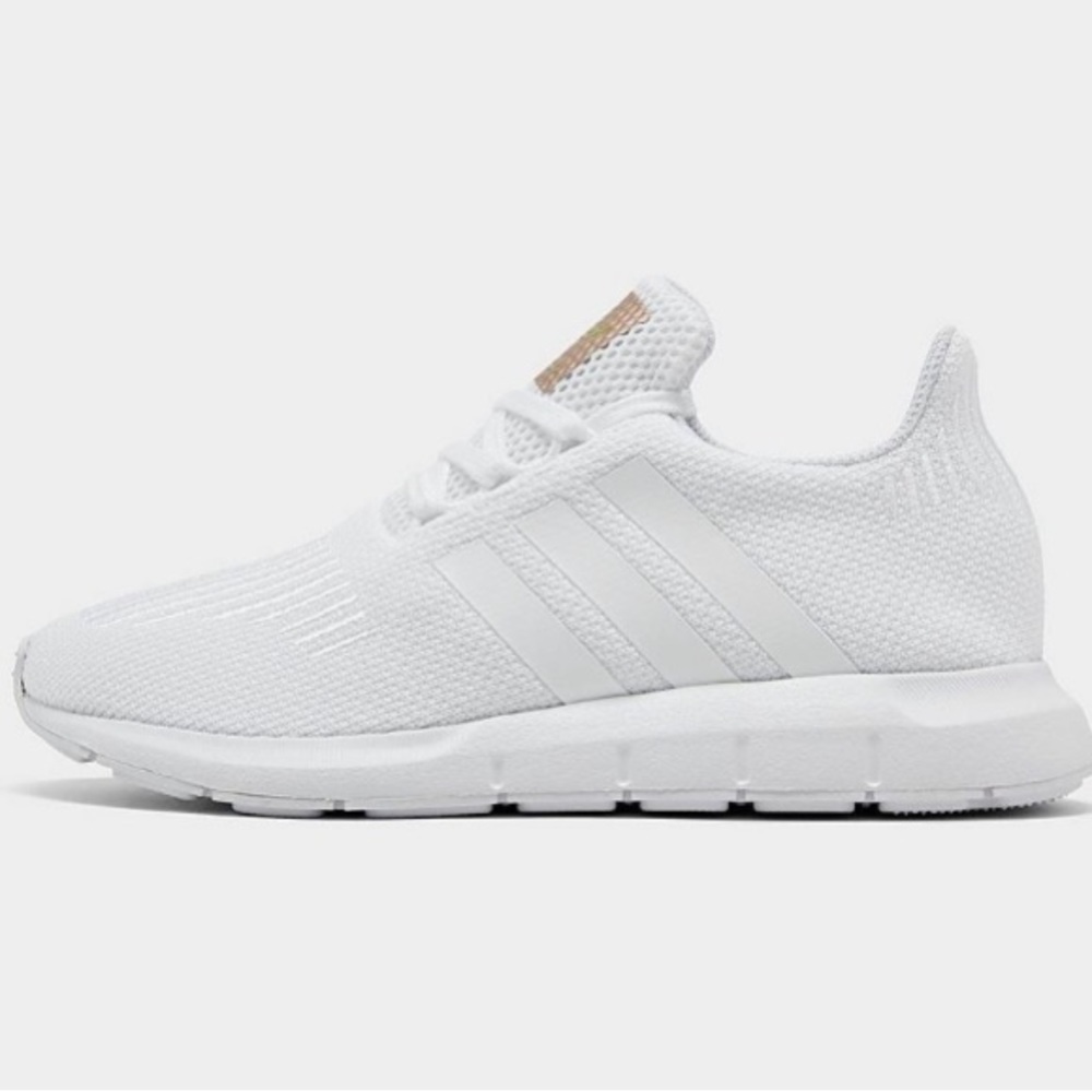 White Adidas tennis shoes